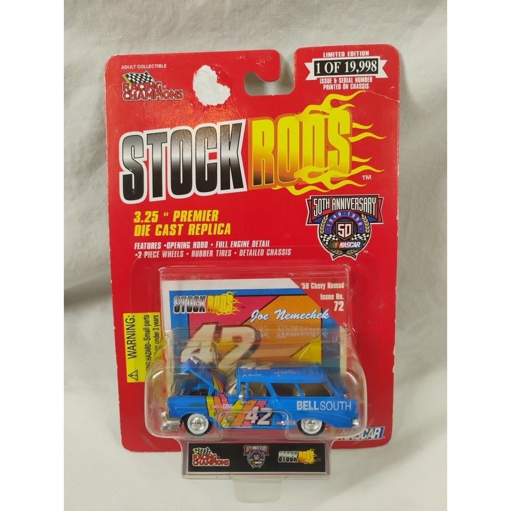 Stock Rods #72 Joe Nemechek '56 Chevy Nomad #42 Bell South Racing Champions